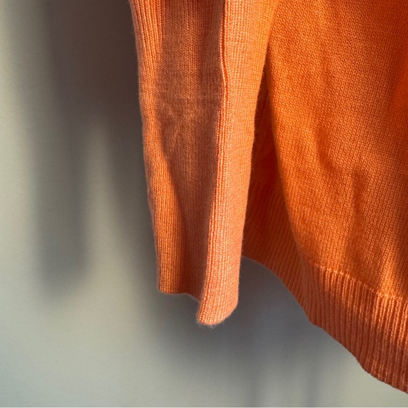 DG2 Diane Gilman Long Sleeve Turtleneck Sweater Long Sleeve Peach Size X-Large - Picture 3 of 16
